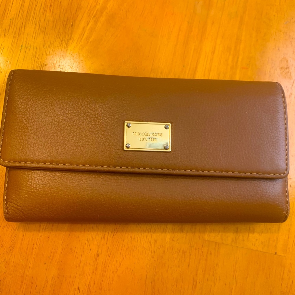 Michael Kors Brown Leather Wallet